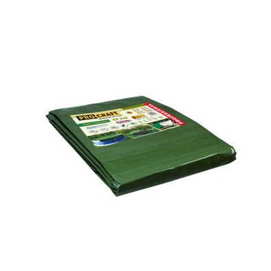 Plachta Procraft GT3x5 120g/m2 nepremokavá s okami 3x5 m zelená | GT3x5
