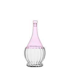 Fľaša s uzáverom ružová/priesvitná 1.1 l - 983083
