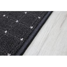 Condor Carpets , Behúň na mieru Udinese antracit, šíre 100 cm, čierna, chodba / predsieň
