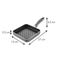 Panvica grilovacia PRESTO MINI 14 x 14 cm