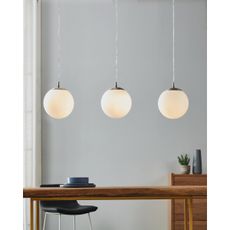 Eglo 900395 - Luster na lanku RONDO 3xE27/40W/230V