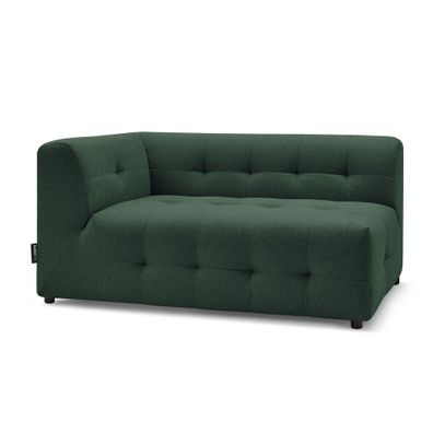 Tmavozelený modul pohovky (ľavý roh) Kleber - Bobochic Paris