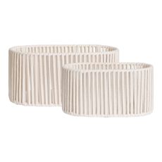 Látkové košíky v súprave 2 ks 38x25, 5x18 cm Arese – House Nordic