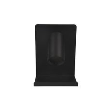 Nástenné bodové svietidlo s poličkou a USB nabíjačkou 1xGU10/35W/230V čierna