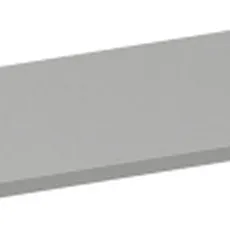 Prídavná polica ku kovovým skriniam, 1200 x 500 mm, sivá, 1 ks