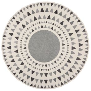 Flair Rugs koberce Kusový koberec Dauntless Shadow Rays Grey – na von aj na doma - 160x160 (priemer) kruh cm