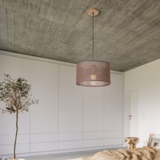 Brilagi - LED Luster na lanku ANTHONY 1xE27/60W/230V dub/hnedá
