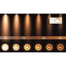 Lucide 23954/31/30 - LED Bodové svietidlo XYRUS 6xGU10/5W/230V čierna