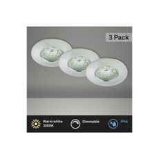 Briloner 8316-039-SADA 3x LED Stmievateľné kúpeľňové svietidlo LED/5,5W/230V IP44