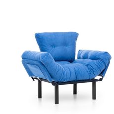 Hanah Home Křeslo Nitta Single modré