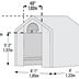 Náhradná plachta pre fóliovník Shelterlogic 1,8x1,2 m PE Dekorhome