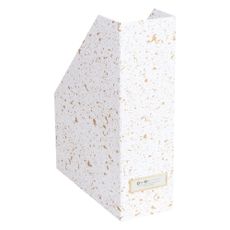 Organizér na dokumenty v zlato-bielej farbe Bigso Box of Sweden Estelle
