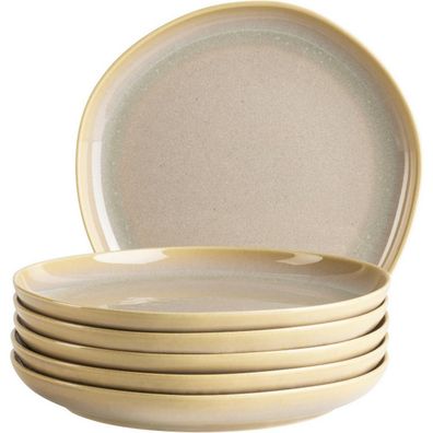 Mäser Sada dezertných tanierov Cordelia SandTextúra 22 cm, 6 ks