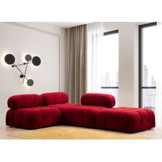 Taburetka Bubble v škandinávskom štýle  95 cm, červená