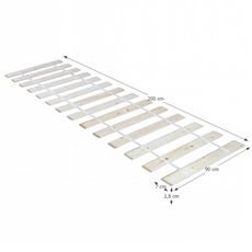 KONDELA Plaza lamelový rošt 90x200 cm smrekové drevo