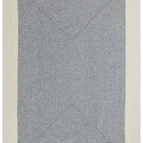 NORTHRUGS - Hanse Home koberce Kusový koberec Braided 105555 Grey Creme – na von aj na doma - 80x150 cm