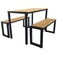 Pivný set, stôl 118x58x75cm, 2x lavička 108x25x45 cm