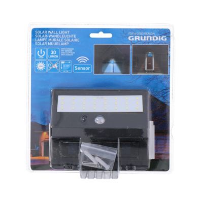 Grundig - LED Solárne svietidlo so senzorom 1xLED/0,25W/1xAA 300 mAh
