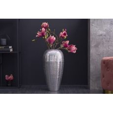 Váza Arga Orient 50cm strieborná