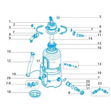 Marimex | Prepojovacie hadice (40 cm) k filtrácii ProStar Plus 4 | 10604301