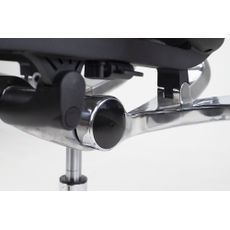 Kancelárska ergonomická stolička KORINA — sieť, čierna, nosnosť 150 kg