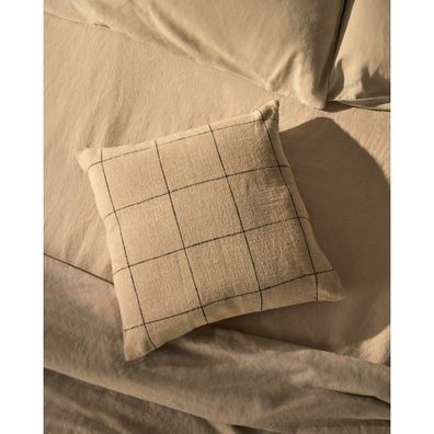 Obliečka na vankúš s prímesou ľanu 45x45 cm Ayame – Kave Home