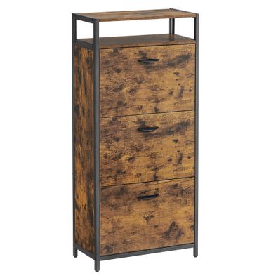 Boxxx VÝKLOPNÁ SKRINKA NA TOPÁNKY, hnedá, čierna, 60/130/30 cm
