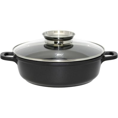 Elo 19624 Pekáč so sklenenou pokrievkou a aróma úchytom Alucast 24 cm, 24 cm