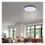 Azzardo AZ4995 - LED Stmievateľné stropné svietidlo SANTANA LED/80W/230V čierna +DO