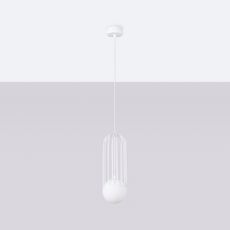 Sollux SL.1331 - Luster na lanku BRINA 1xG9/8W/230V biela