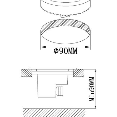 Eglo 93482 - LED Vonkajšie nájazdové svietidlo LAMEDO LED/2,5W/230V IP65
