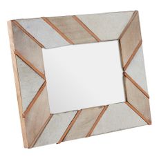Bielo–béžový drevený rámček 22x28 cm Bowerbird – Premier Housewares