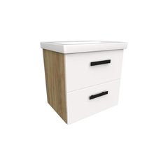 Kúpeľňová zostava Songa 50 cm 2S dub/biela