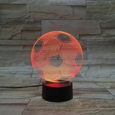 3Dmix 3DL-CRK041 – 3D LED nočná lampa - Futbalová lopta (Crack základňa)