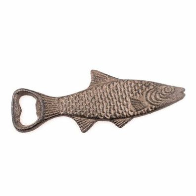 Liatinový otvárač na fľaše Ryba, 6,5 x 17 cm