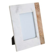 Kamenný rámček v bielo-prírodnej farbe 18x23 cm Sena – Premier Housewares