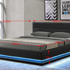 Posteľ BIRGET NEW s LED osvetlením Tempo Kondela