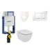 Cenovo zvýhodnený závesný WC set Geberit na zamurovanie + WC Ideal Standard Tesi 110.302.00.5NE5