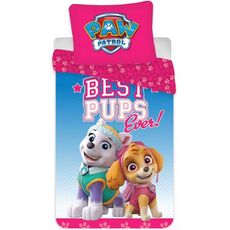 Obliečky do detskej postieľky Tlapková patrola - Paw patrol - motív Best Pups Ever! - 100% bavlna - 100 x 135 cm + 40 x 60 cm