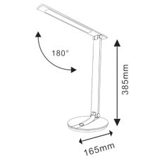 LED Stmievateľná dotyková stolná lampa SERRA LED/8W/230V biela