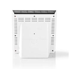 Nedis WEST404BK - Meteostanica s farebným LCD displejom 230V/3xAAA + 2xAA čierna