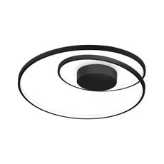 Ideal Lux - LED Stropné svietidlo OZ LED/47W/230V pr. 60 cm CRI 90 čierna