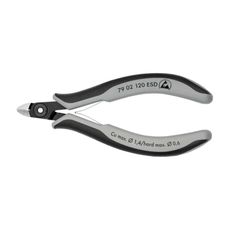 Presné bočné nožnice na elektroniku 120 mm Knipex 79 02 120 ESD - leštená hlava, viaczložkové puzdrá