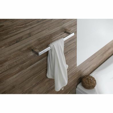GEDY PI213513 Pirenei držiak uterákov 35 x 6,6 cm, strieborná