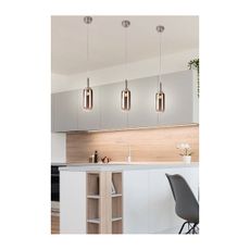 LED Luster na lanku FIUGGI LED/6W/230V šedá