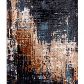 Dywany Łuszczów Kusový koberec Miro 51454.802 navy/beige - 80x150 cm