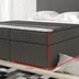 Posteľ Boxspring Boleria 200x180, čierna (koženka - bb 05)