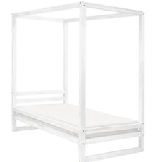Benlemi Jednolôžková posteľ BALDEE Zvoľte farbu: Biela, Zvoľte rozmer: 90 x 200 cm