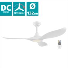Eglo 35006 - LED Stropný ventilátor CIRALI LED/15W/230V + DO