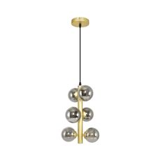 Brilagi - LED Luster na lanku MILLA 6xG9/3W/230V zlatá/dymová